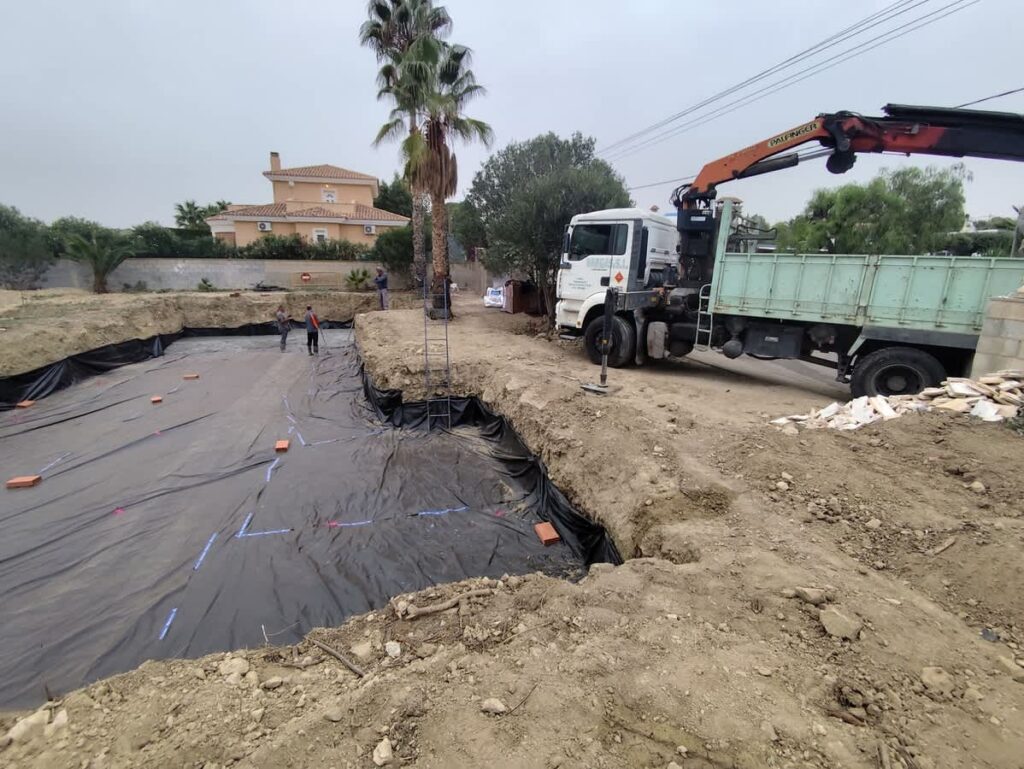 hormigón limpieza chalet